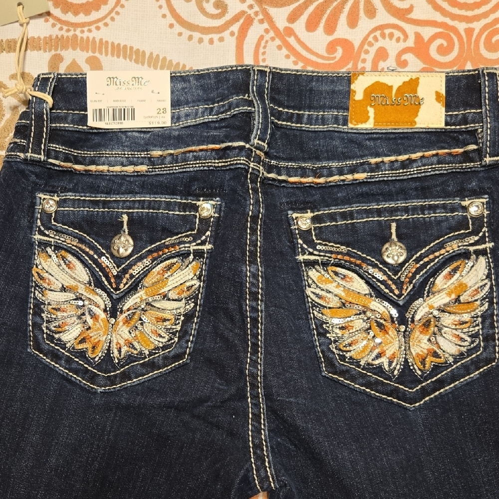 Miss Me Dark Blue Boot Cut Jeans